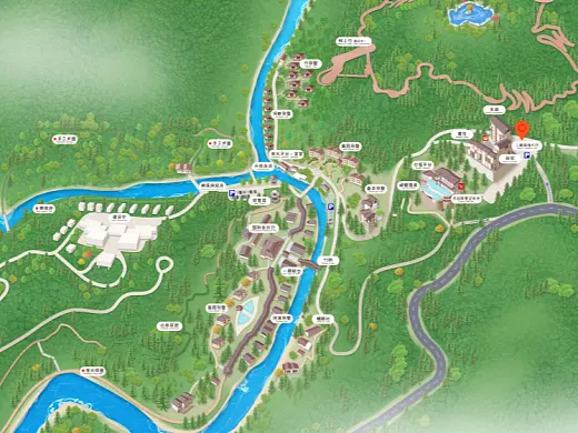 黔东南结合景区手绘地图智慧导览和720全景技术，可以让景区更加“动”起来，为游客提供更加身临其境的导览体验。